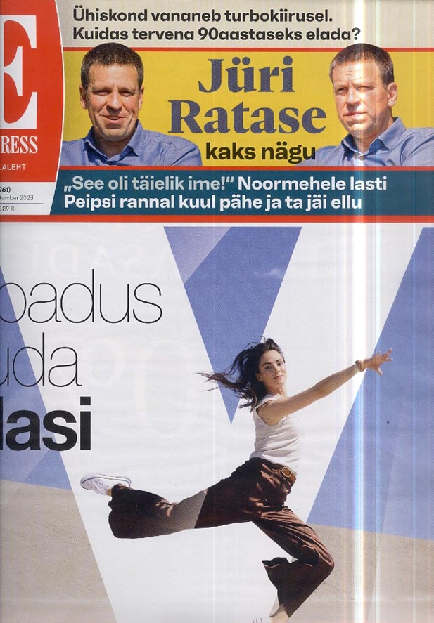 Jüri Ratase kaks nägu, Eesti Ekspress 6. september 2023 kaanepilt – front cover