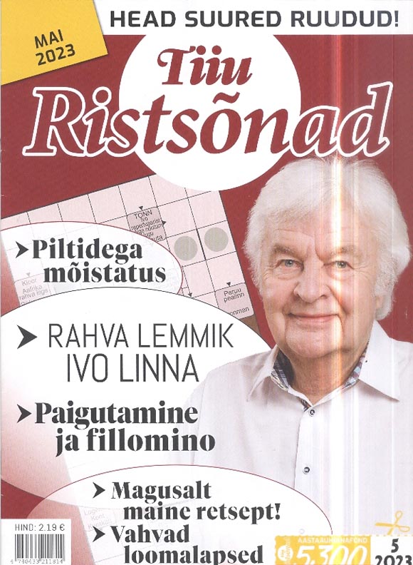 Tiiu ristsõnad, mai 2023 kaanepilt – front cover