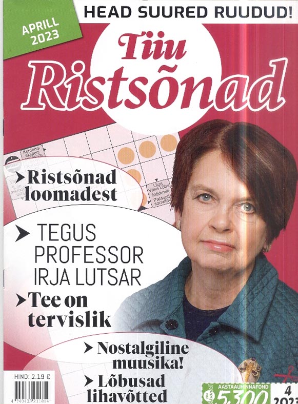 Tiiu ristsõnad, aprill 2023 kaanepilt – front cover