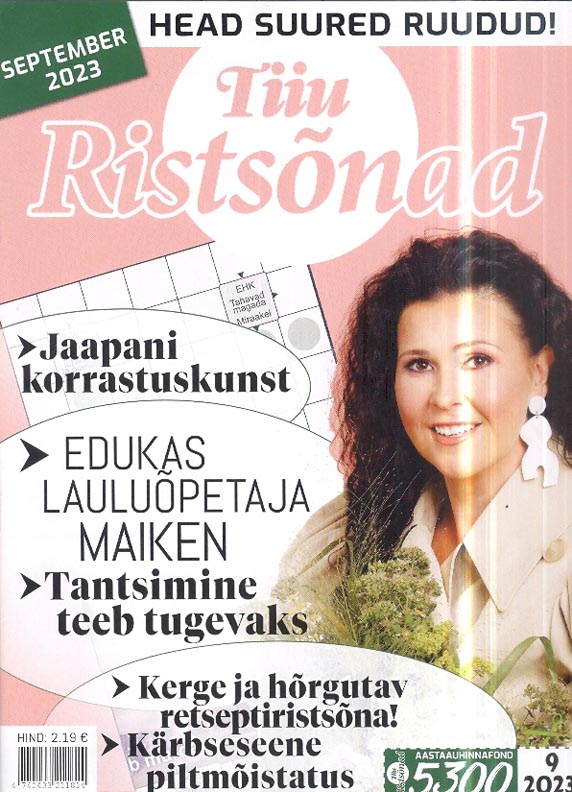 Tiiu ristsõnad, september 2023 kaanepilt – front cover