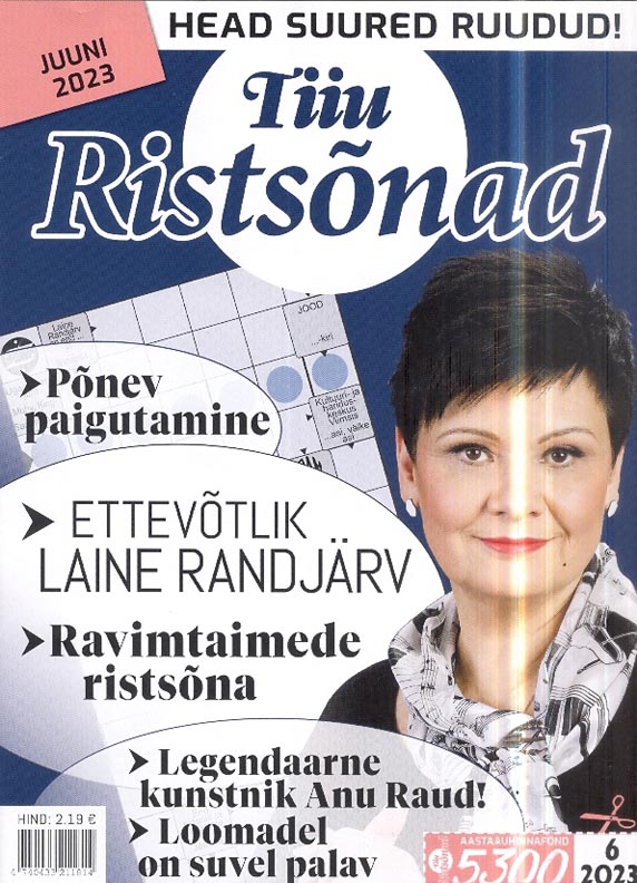 Tiiu ristsõnad, juuni 2023 kaanepilt – front cover