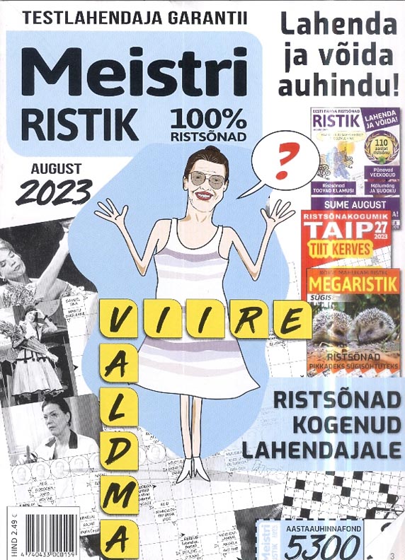 Meistri ristik, august 2023 kaanepilt – front cover