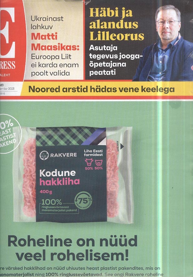 Häbi ja alandus Lilleorus, Eesti Ekspress, 13. september 2023 Asutaja tegevus joogaõpetajana peatati kaanepilt – front cover