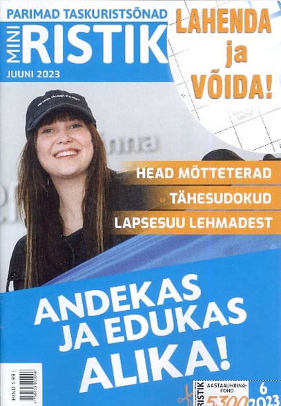 Miniristik, juuni 2023 Andekas ja edukas Alika! kaanepilt – front cover