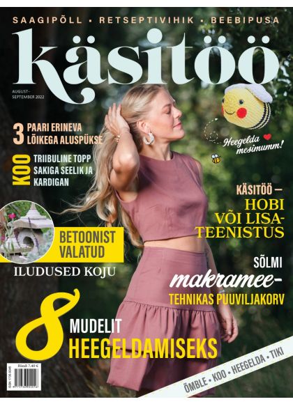 Käsitöö, august-september 2022 kaanepilt – front cover