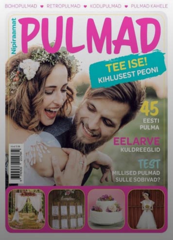 Pulmad, Nipiraamatu erinumber kaanepilt – front cover