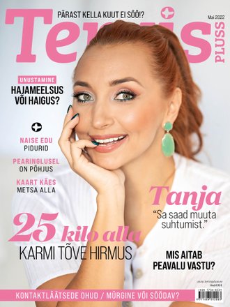 Tervis Pluss ajakiri, mai 2022 kaanepilt – front cover