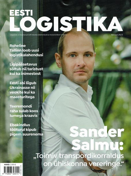Eesti Logistika, ajakiri, kevad 2023 kaanepilt – front cover