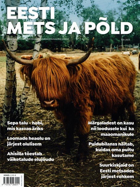 Eesti Mets ja Põld, ajakiri, talv 2023 kaanepilt – front cover