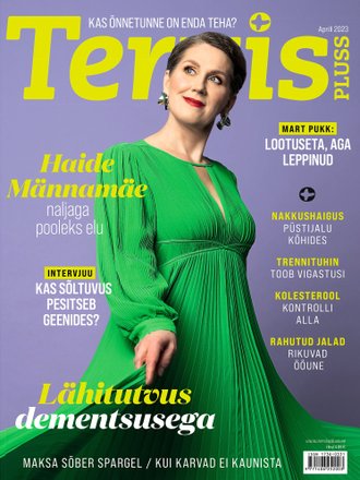 Tervis Pluss ajakiri, aprill 2023 kaanepilt – front cover