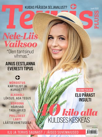 Tervis Pluss ajakiri, juuli 2022 kaanepilt – front cover