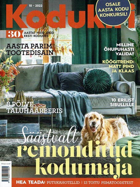 Kodukiri, ajakiri, oktoober 2022 kaanepilt – front cover