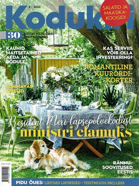 Kodukiri, ajakiri, juuni 2022 kaanepilt – front cover