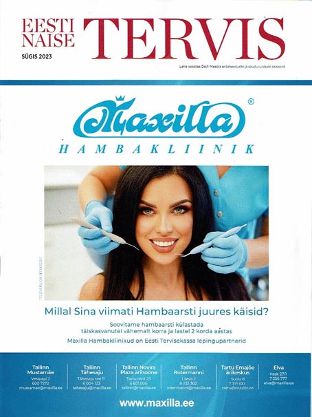 Eesti Naise Tervis, ajakiri, sügis 2023 kaanepilt – front cover