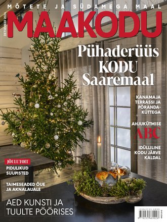 Ahjukütmise ABC Maakodu, detsember 2024 kaanepilt – front cover