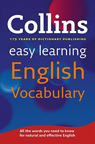 Collins Easy Learning English Vocabulary kaanepilt – front cover