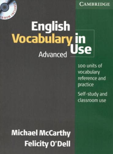 English Vocabulary in Use with Answers Advanced kaanepilt – front cover