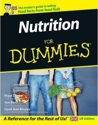 Nutrition For Dummies kaanepilt – front cover
