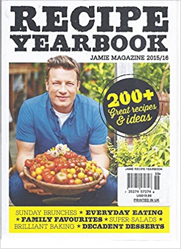 Jamie Magazine Recipe Yearbook 2015/16 kaanepilt – front cover