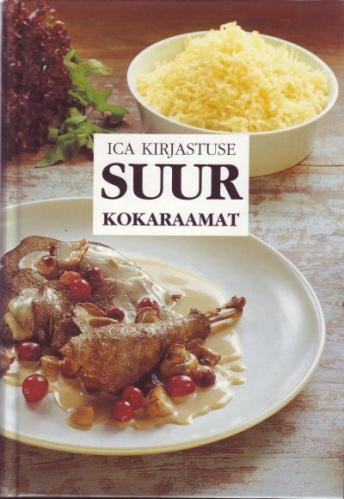 ICA kirjastuse suur kokaraamat kaanepilt – front cover