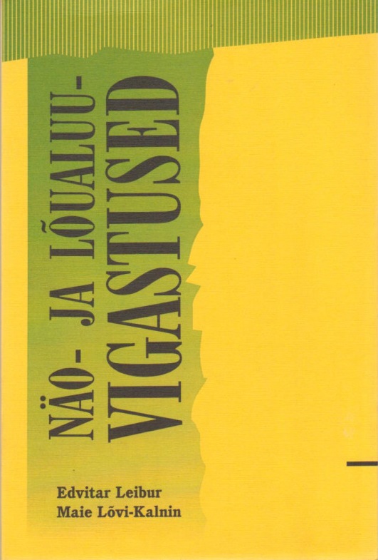 Näo- ja lõualuuvigastused kaanepilt – front cover