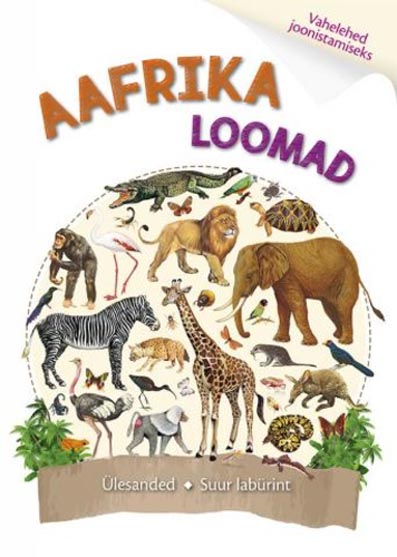 Aafrika loomad kaanepilt – front cover