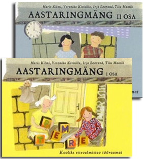 Aastaringmäng: kooliks ettevalmistav tööraamat (komplekt: 1. ja 2. osa) kaanepilt – front cover