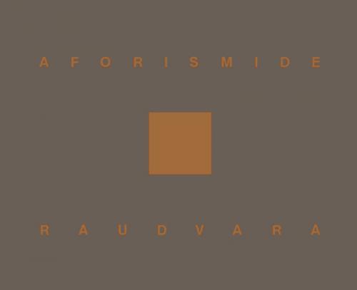 Aforismide raudvara kaanepilt – front cover