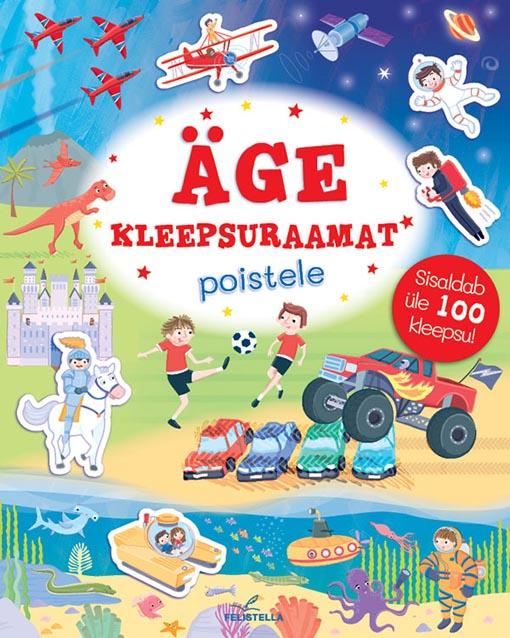 Äge kleepsuraamat poistele kaanepilt – front cover