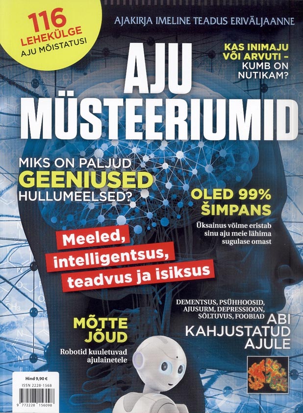 Aju Müsteeriumid Ajakirja Imeline Teadus eriväljaanne kaanepilt – front cover