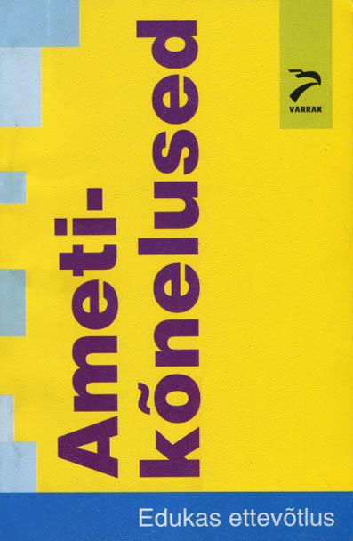 Ametikõnelused kaanepilt – front cover