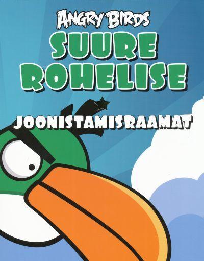 Angry Birds Suure Rohelise joonistamisraamat kaanepilt – front cover