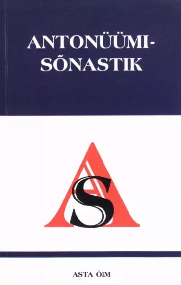 Antonüümisõnastik kaanepilt – front cover