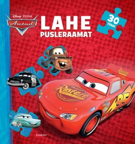 Autod: lahe pusleraamat 30 tükki kaanepilt – front cover