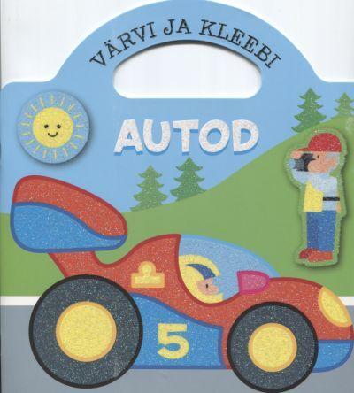 Autod: värvi ja kleebi kaanepilt – front cover