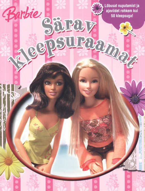 Barbie särav kleepsuraamat kaanepilt – front cover