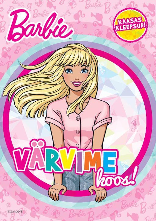 Barbie: värvime koos! Kaasas kleepsud! kaanepilt – front cover