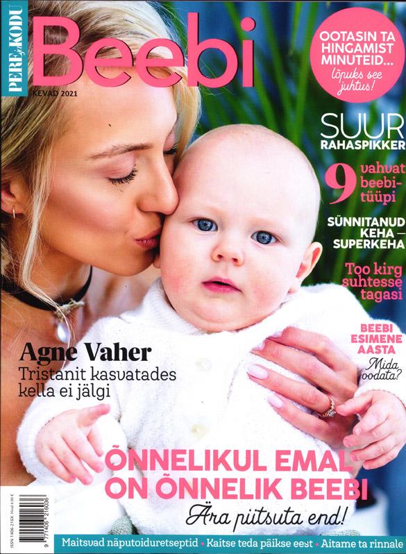 Beebi, ajakirja „Pere ja kodu” lisaväljaanne, kevad 2021 kaanepilt – front cover