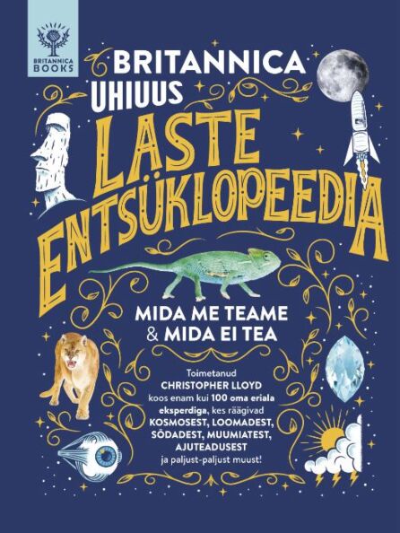 Britannica uhiuus laste entsüklopeedia Mida me teame ja mida ei tea kaanepilt – front cover