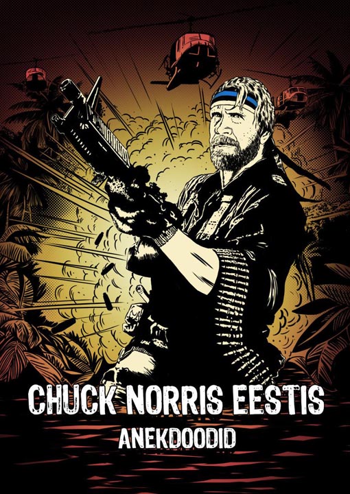 Chuck Norris Eestis: anekdoodid kaanepilt – front cover