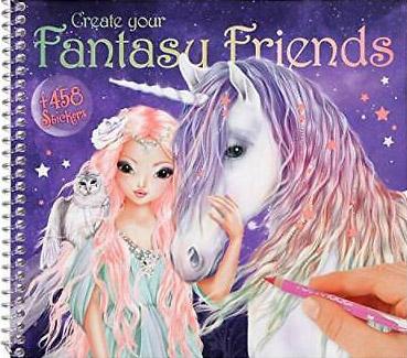 Create Your Fantasy Friends 458 stickers kaanepilt – front cover