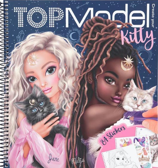 Create Your Top Model Kitty 84 stickers kaanepilt – front cover