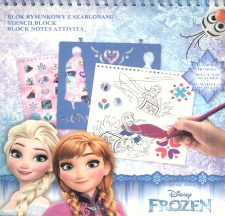 Disney Frozen värvimisplokk kleepsudega kaanepilt – front cover