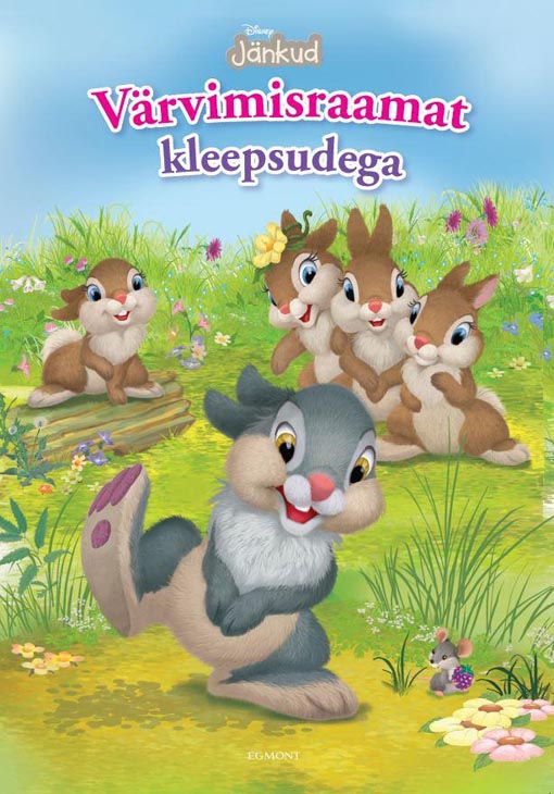 Disney jänkud: värvimisraamat kleepsudega kaanepilt – front cover