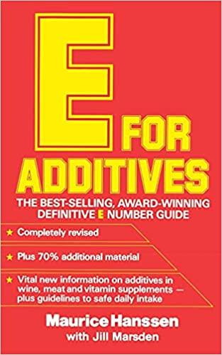 E for Additives kaanepilt – front cover