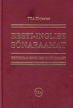 Eesti-inglise sõnaraamat Estonian-English dictionary kaanepilt – front cover