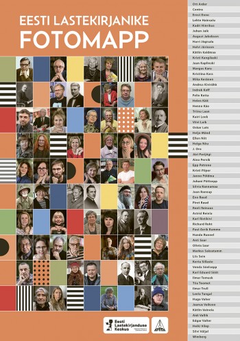 Eesti lastekirjanike fotomapp 2024 kaanepilt – front cover