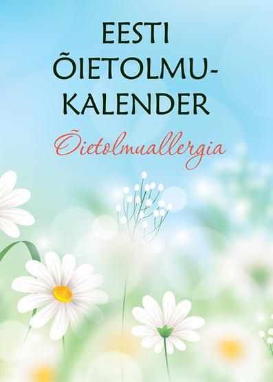 Eesti õietolmukalender: õietolmuallergia kaanepilt – front cover