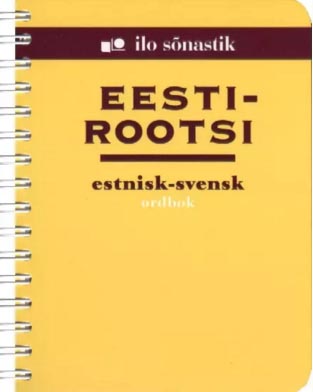 Eesti-rootsi sõnastik Estnisk-svensk ordbok kaanepilt – front cover