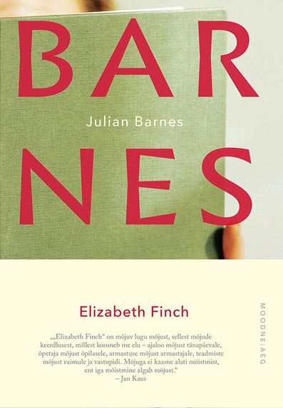 Elizabeth Finch kaanepilt – front cover